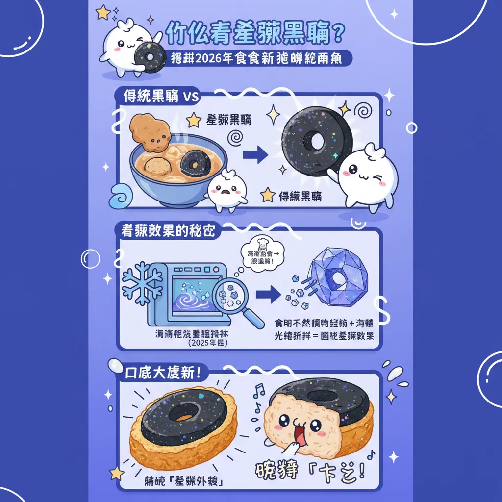 什麼是星爍黑輪？揭開2026年美食新寵的神祕面紗