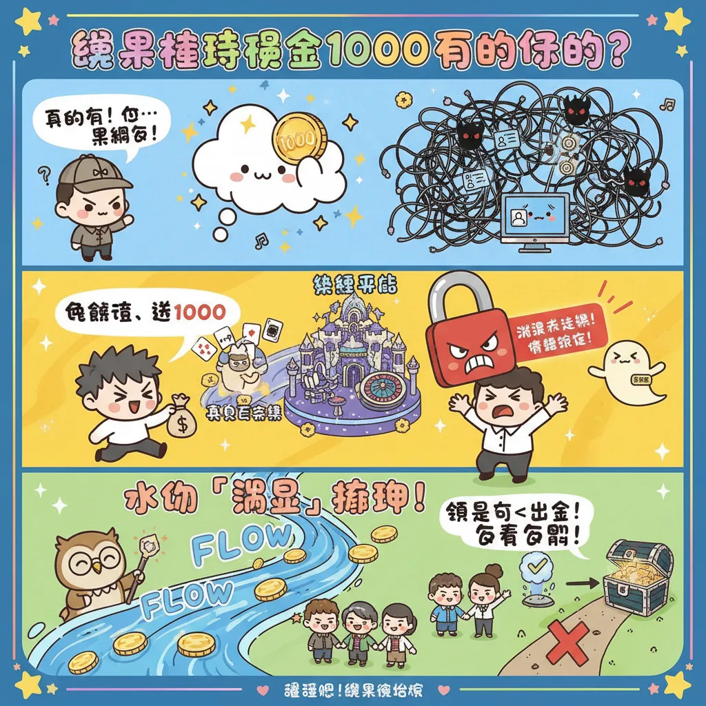 娛樂城體驗金1000真的假的？避開黑網陷阱才能安心玩