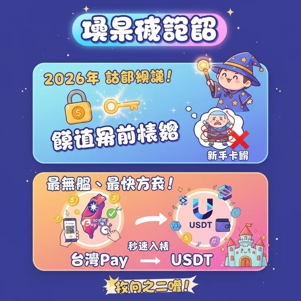 新手必看！用臺灣Pay或USDT儲值開通帳號最方便