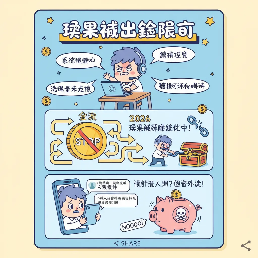 金流卡關怎麼辦？避開娛樂城詐騙跟洗錢風險