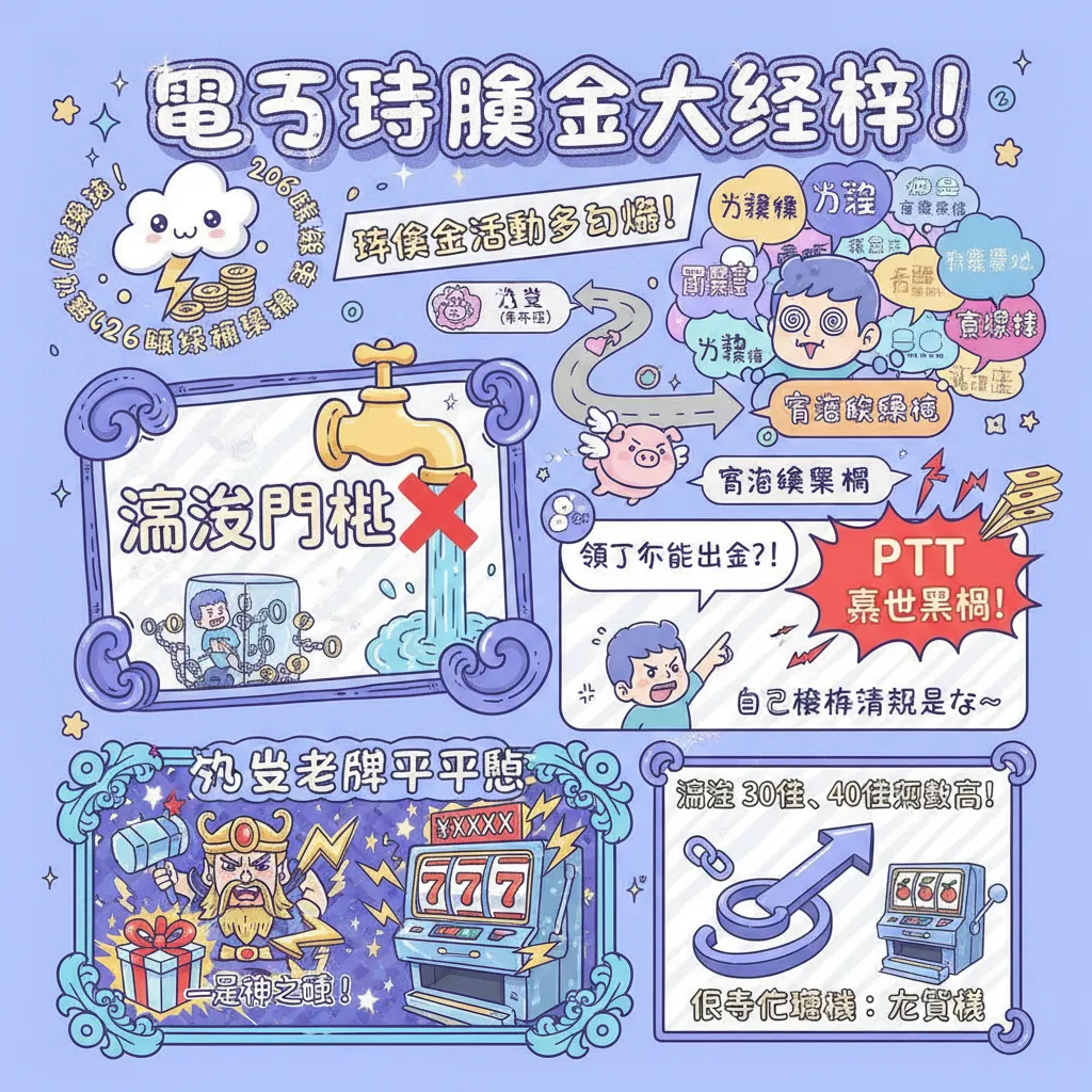 從九州到富遊娛樂城：電子體驗金活動比一比，玩家必看流水門檻
